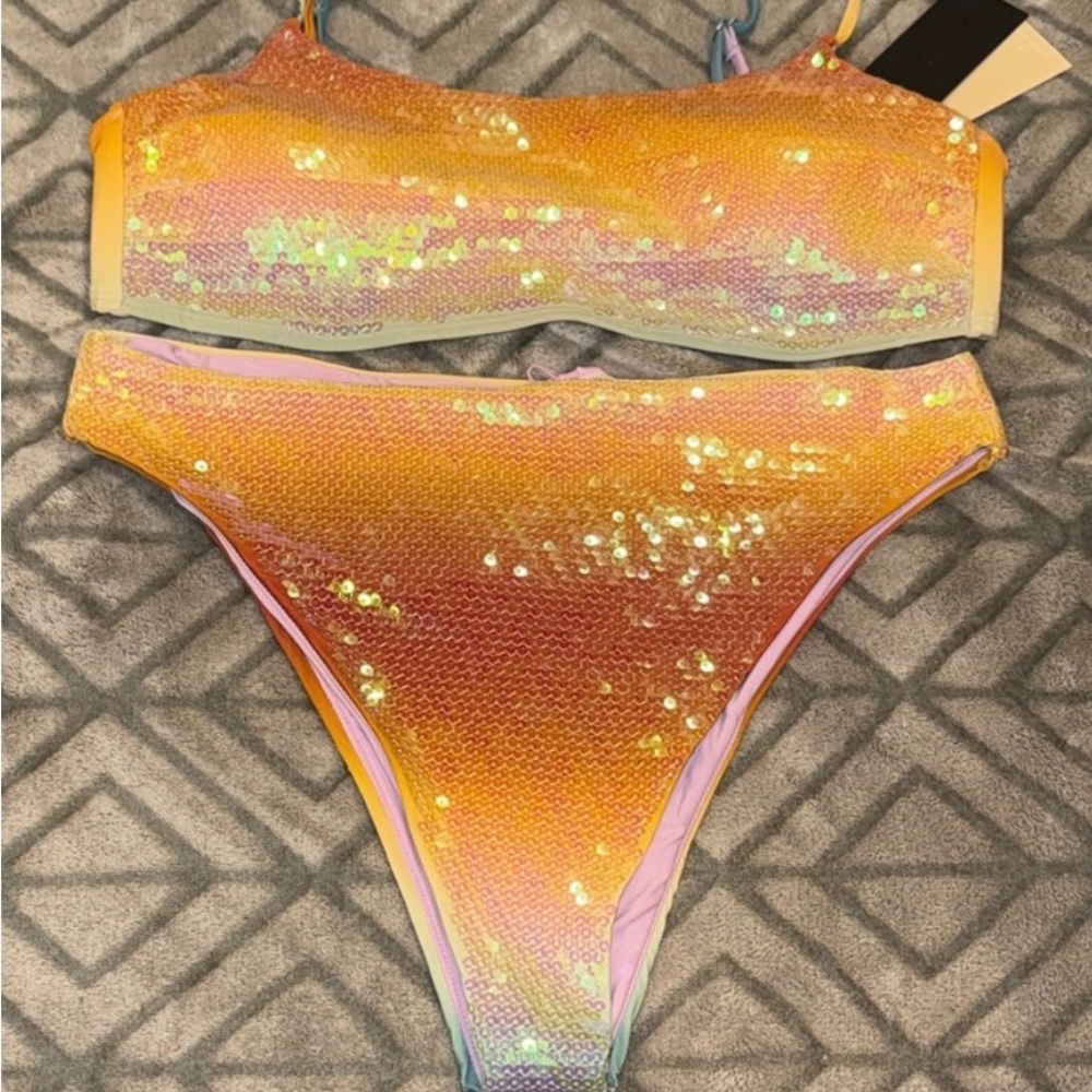 Sequin Bikini Bottom - Picture 4 of 4